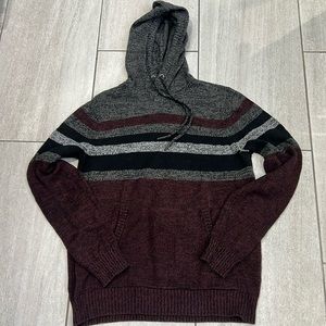 Urban Pipeline Mens Pullover Hoodie Sweater Chest-stripe pattern Long sleeves